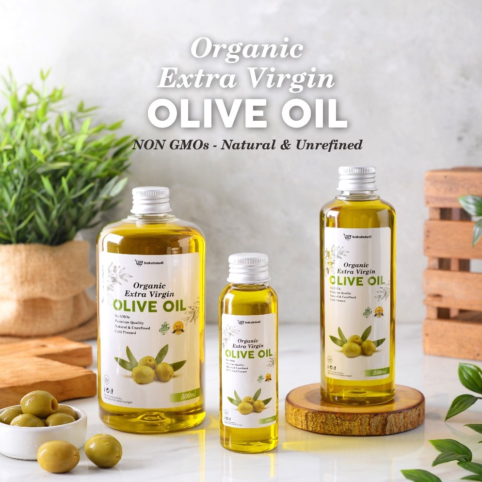 

Organic Extra Virgin Olive Oil Pure 1 EVOO Minyak Zaitun Extra Virgin Murni