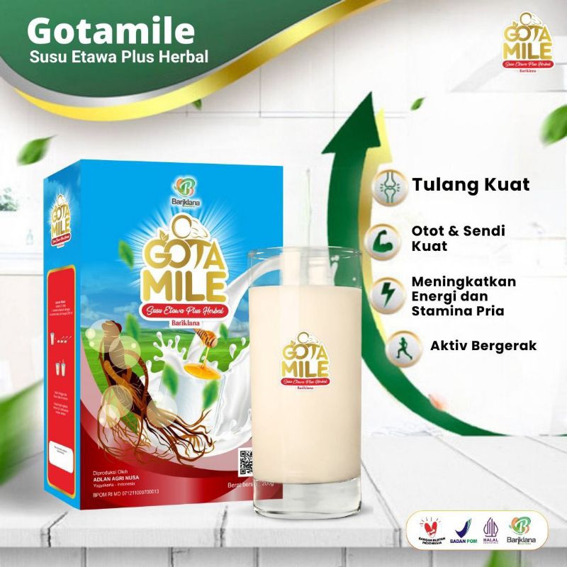 

GOTAMILE Susu Etawa Plus Herbal( Susu Kesehatan Pria) 200gr Sangat Terlaris