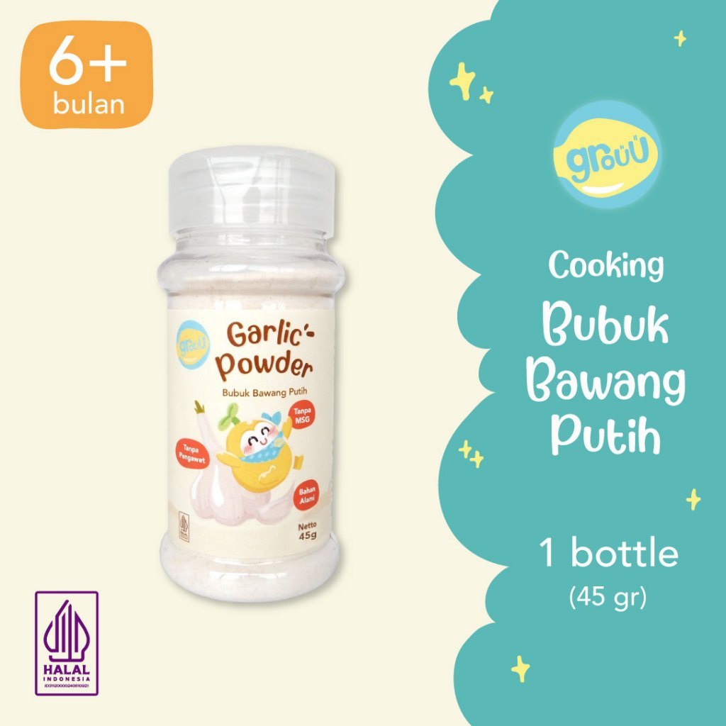 

Grouu Garlic Poewder Bubuk bawang Putih Baby