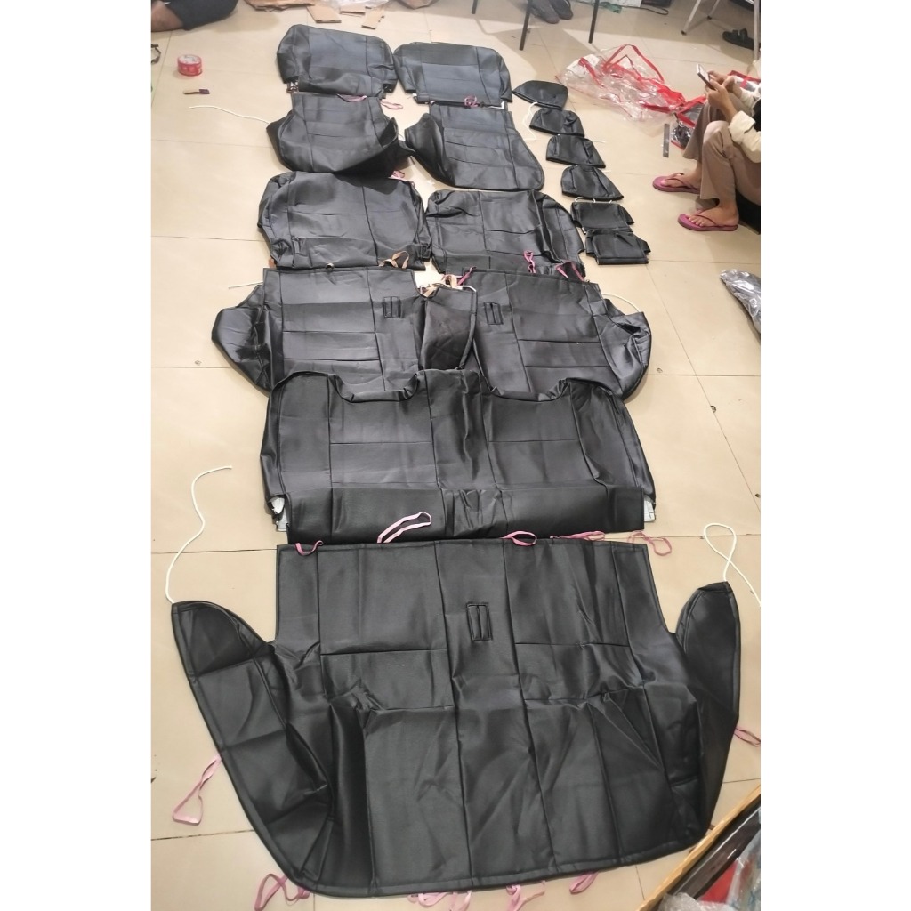SARUNG JOK MOBIL AVANZA 2008-2010 BAHAN OSKAR HITAM