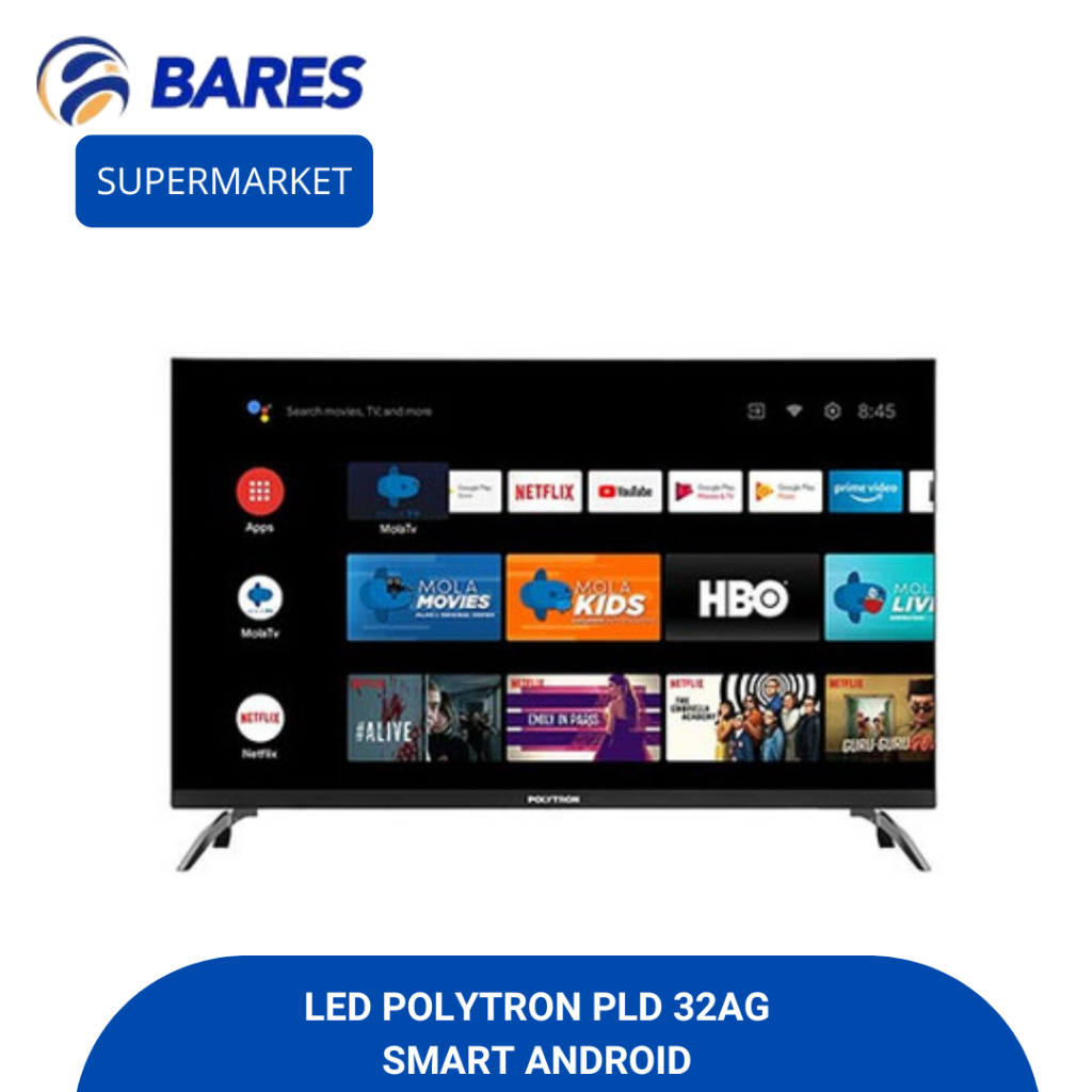 LED POLYTRON PLD 32AG SMART ANDROID LED TV 32INC