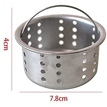 Saringan Sink Stainless Keranjang Avur Saringan Wastafel Afur
