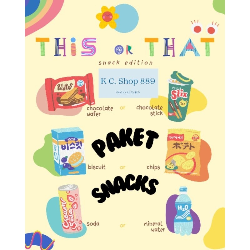 

PAKET SNACKS 150rb Paripurna