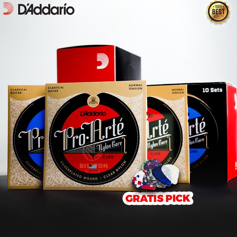 55 COD Senar Gitar Klasik Nylon Daddario DAddario Proarte Clear Nylon
