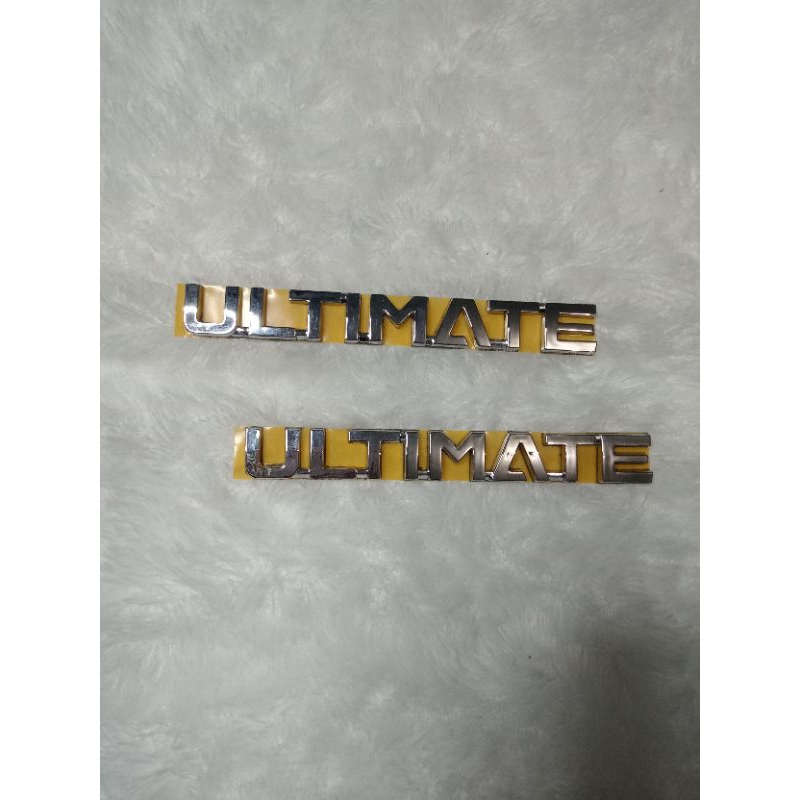 Emblem tulisan ultimate original
