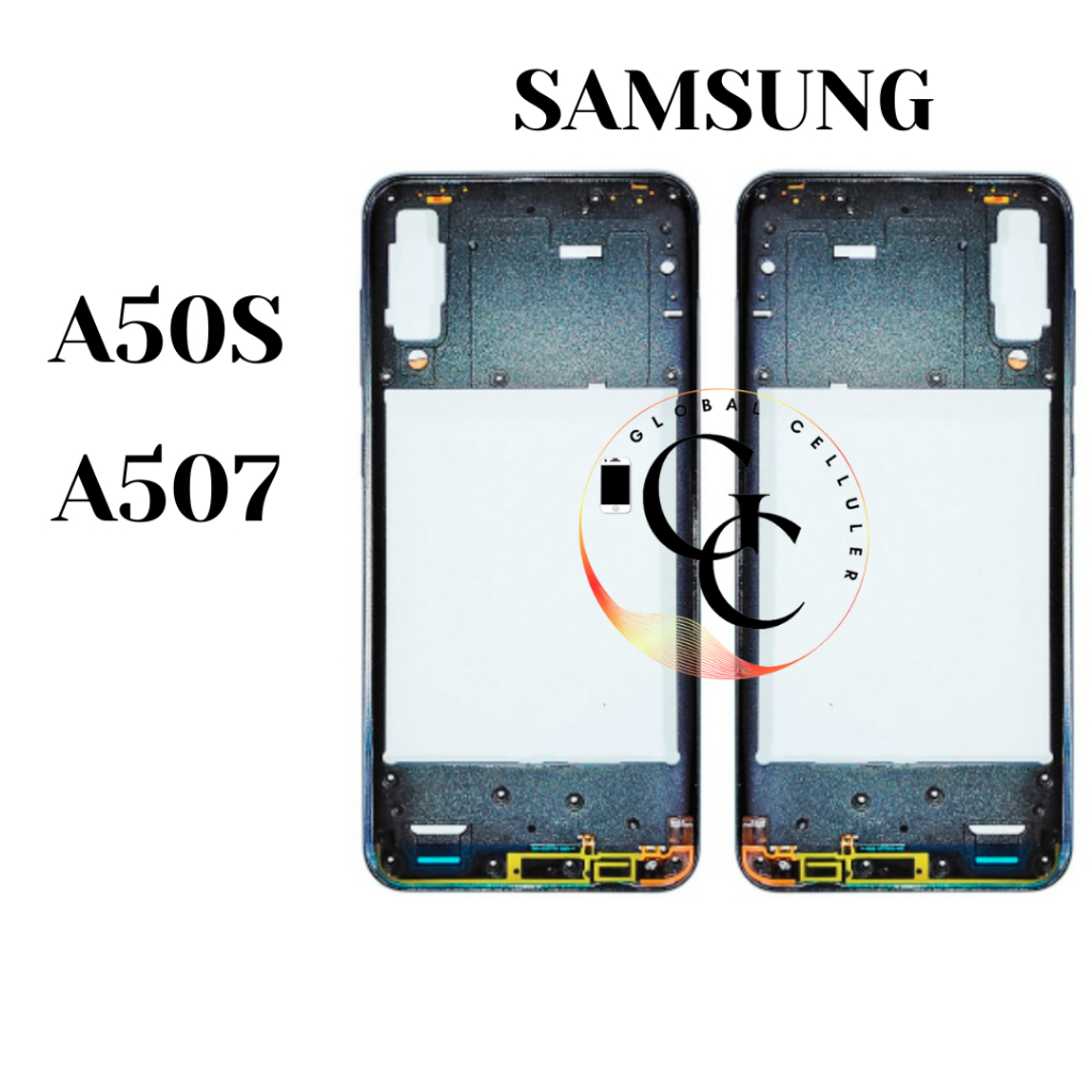 Bezel Samsung A50S A507 Original (Tulang Samping penutup mesin)