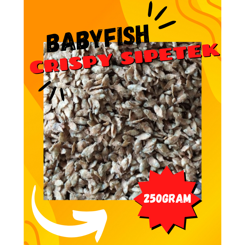 

Baby fish / IKAN NILA GORENG CRISPY 250 GRAM