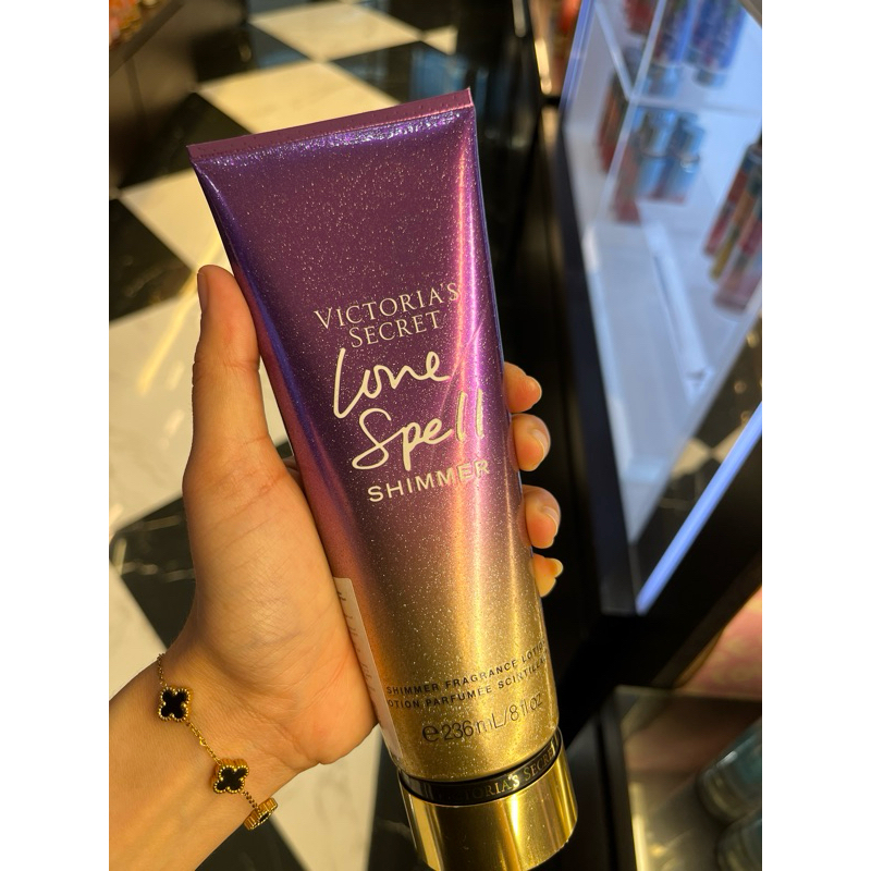 victoria secret lotion love spell shimmer