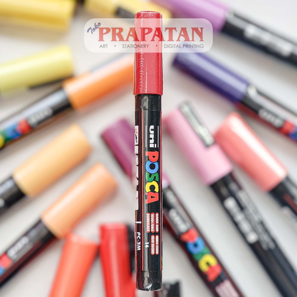 

KODE E6I9 Uni Posca PC3M Paint Marker Pen Small Tip Spidol Akrilik