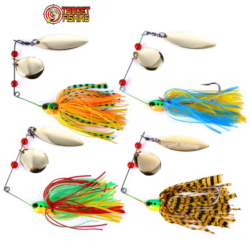Spinner Bait 16gr - Umpan Casting Toman & Gabus, Lure V-Spinner