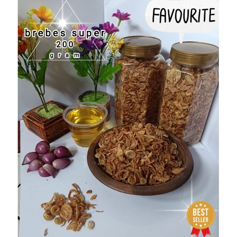 

PREMIUM Bawang Goreng Asli Brebes 200 gram