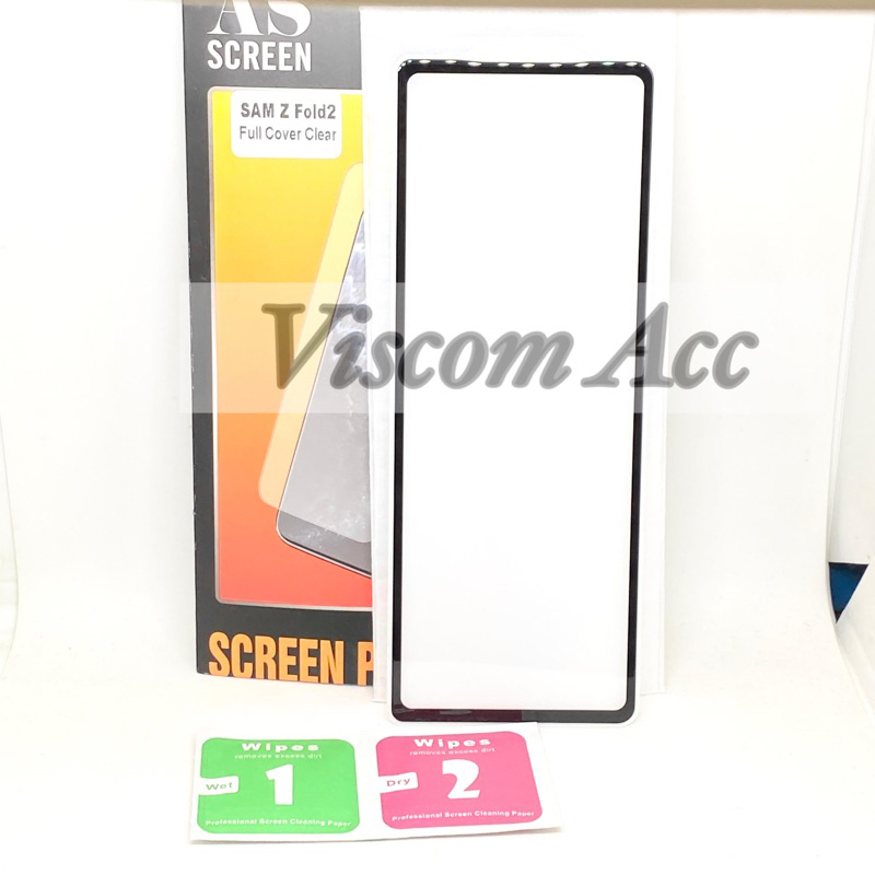 Tempered glass Samsung z fold 2 clear / kaca z fold 2 bening