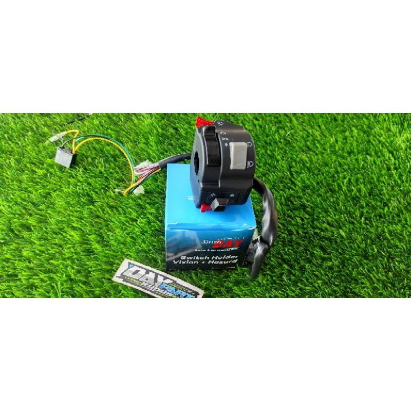 HOLDER KIRI MODEL YAMAHA VIXION LAMPU SEIN SEN HAZARD IMPOR IMPORT SPORT DAY SPORTS DAY TOMBOL SAKLA