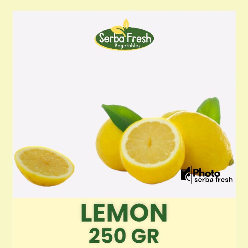 

LEMON CALIFORNIA | 250GR | SERBA FRESH | JERUK