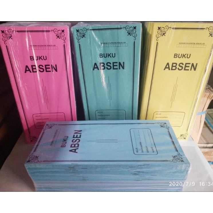 

Borong Berhadiah BUKU ABSEN ISI 1 PCS BUKU ABSEN MURAH
