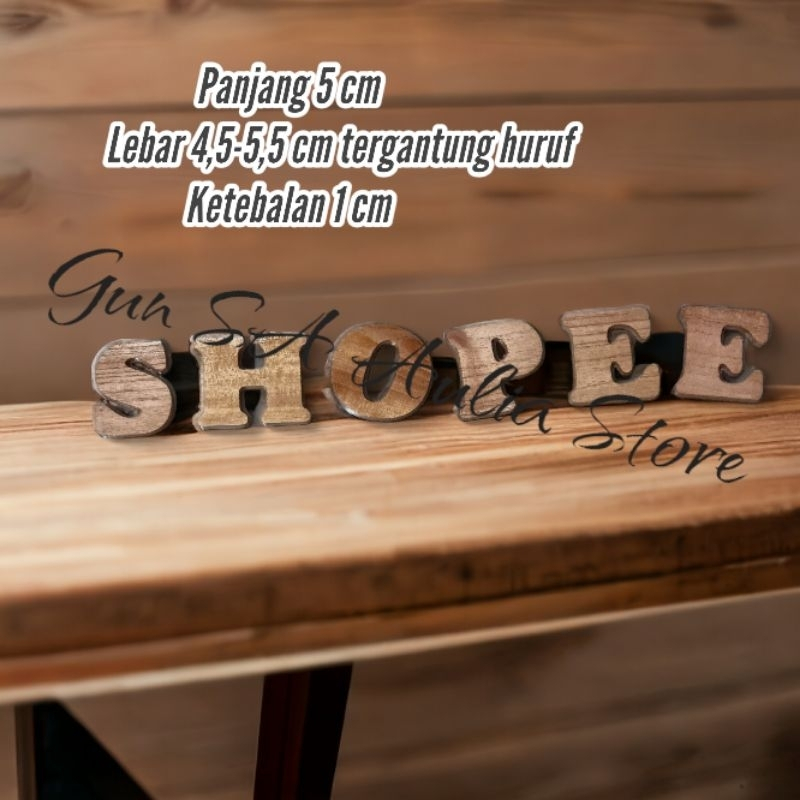 Ukiran Huruf dan Angka Dari kayu  3D - huruf kayu Angka kayu Nomor rumah Aesthetik