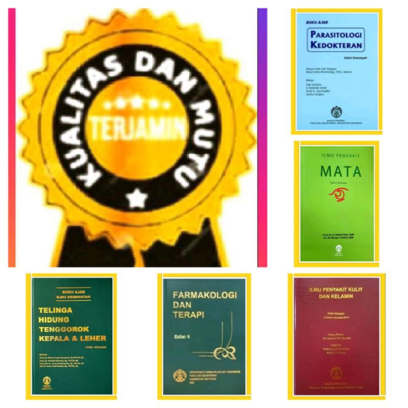 Buku Kedokteran FKUI, Ilmu Penyakit Mata, Parasitologi, KULIT KELAMIN, THT, Farmakologi dan Terapi