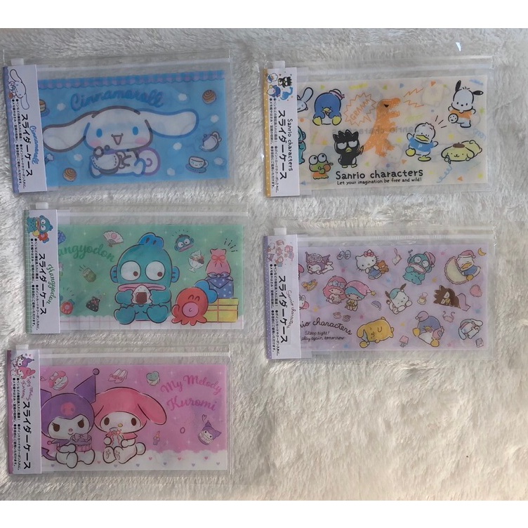 

Sekarang Ada slider pouch my melody dan kuromi hangyodon cinnamoroll sanrio characters sanrio original Japan