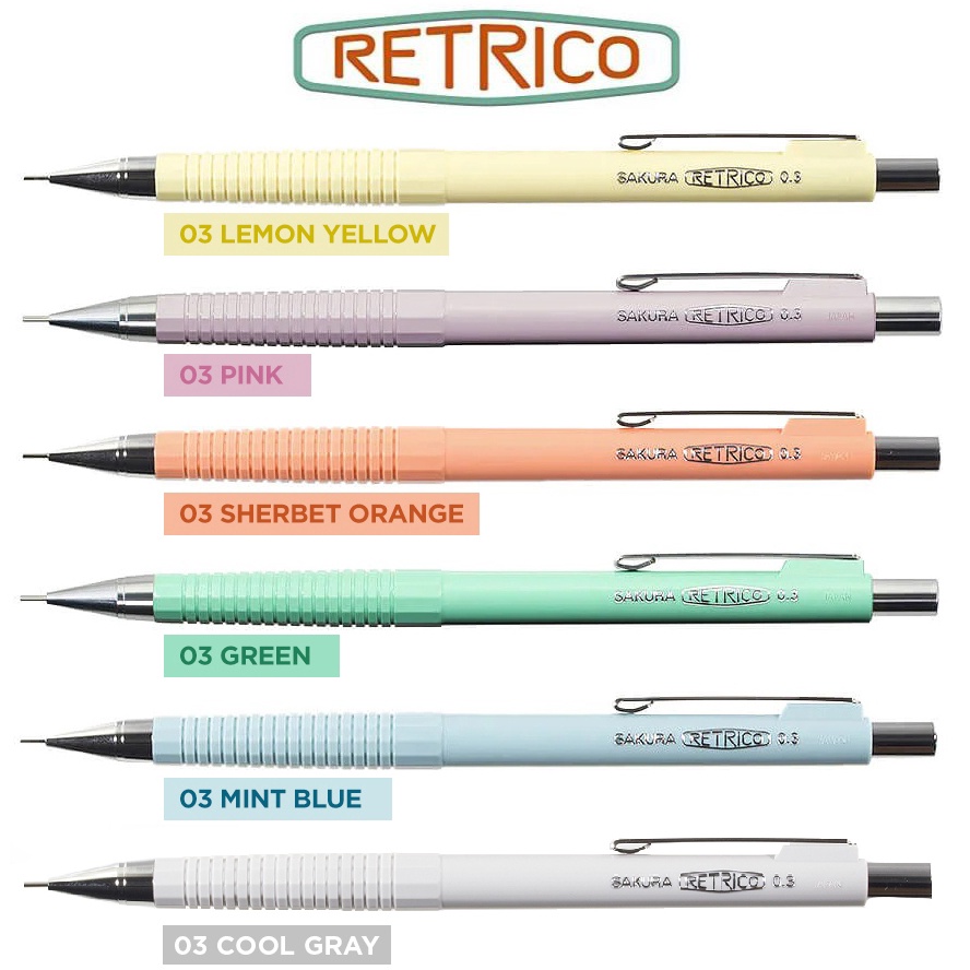 

KODE Q7V Sakura Retrico Mechanical Pencil