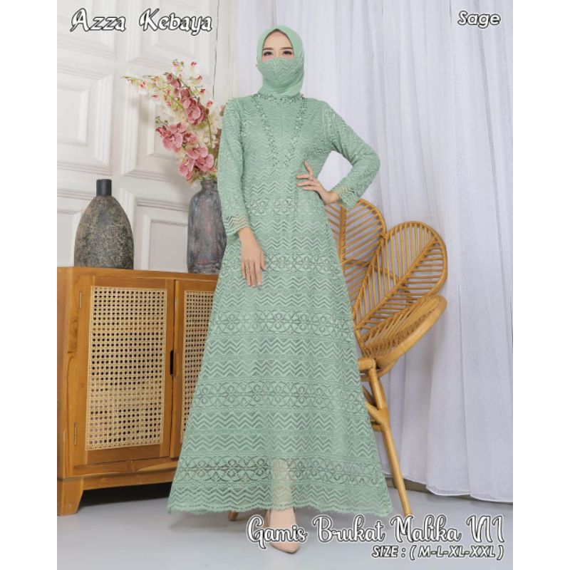 Gamis brokat busui // Gamis brokat non gliter // gamis mewah // gamis murah