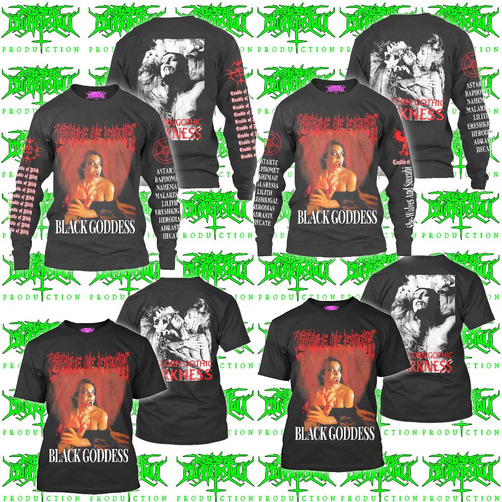 Cradle of Filth Black Goddess kaos cof kaos cradle of filth