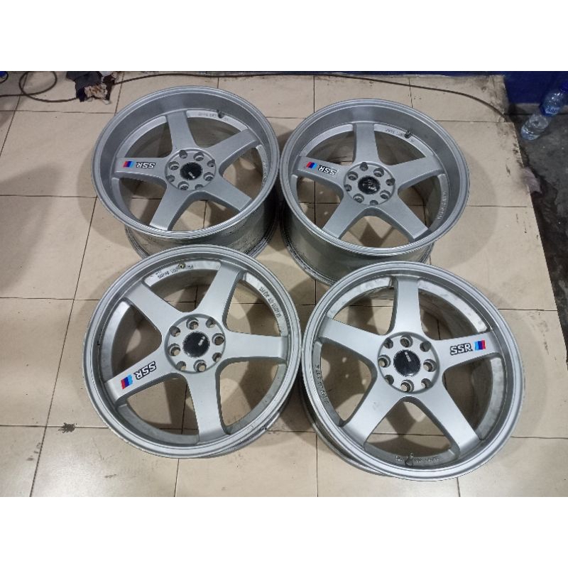 Velg Mobil Bekas Murah SSR Type C R17 Lubang 4x100 4x114 Lebar 7,5-8,5 ET42-35