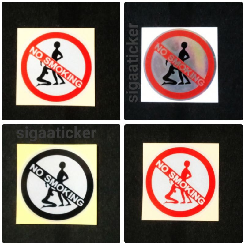 

Sticker Gambar Lucu Stiker Dilarang Merokok Cutting