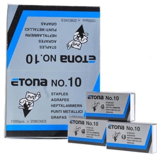 

KODE I1W7 Isi Stapler Etona 1 Kecil isi 2 pcs Refill Anak Hekter Staples
