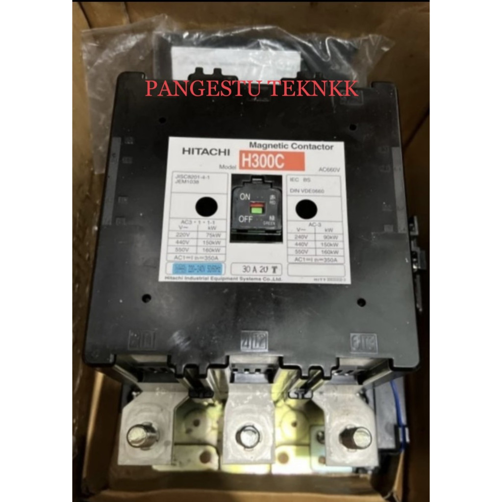 Contactor Hitachi H300C 220V | Contactor Hitachi H-300C 220V
