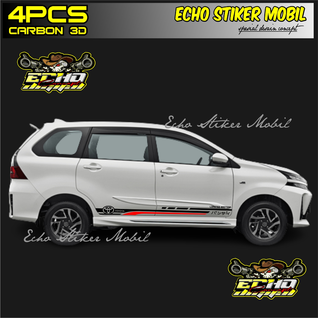 Stiker mobil avanza stiker list mobil avanza cutting stiker variasi mobil avanza stiker avanza keren
