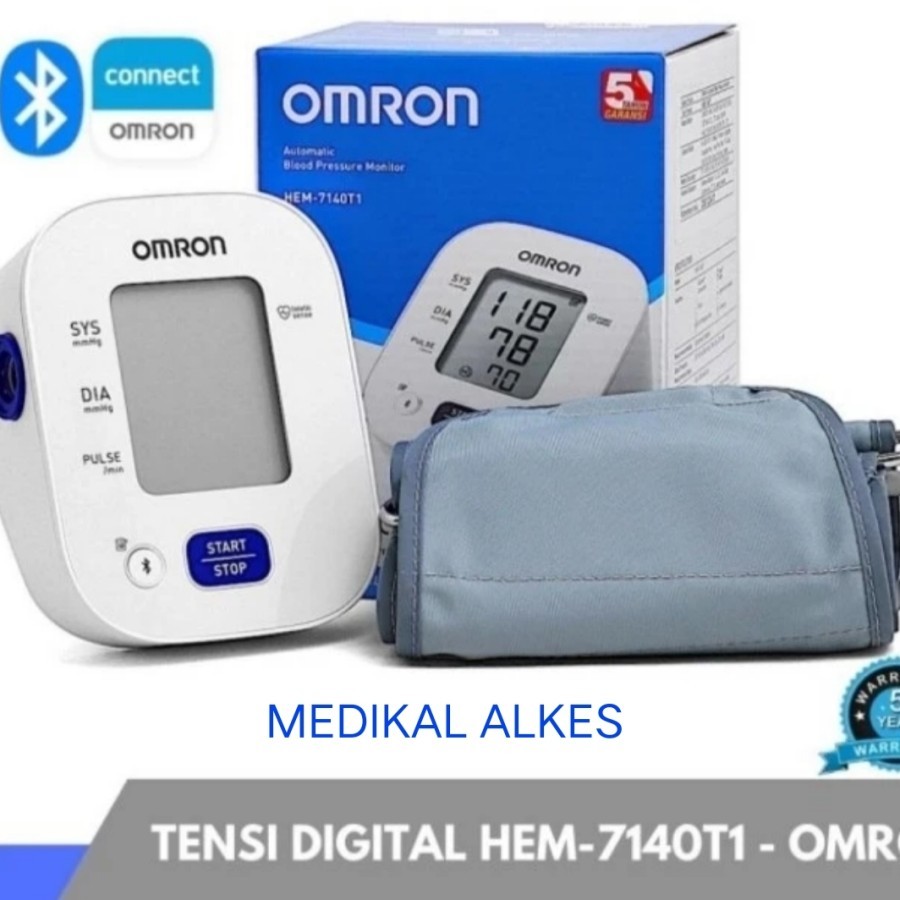 Tensimeter Digital Omron HEM-7140T Bluetooth - Monitor Tekanan Darah Lengan Atas