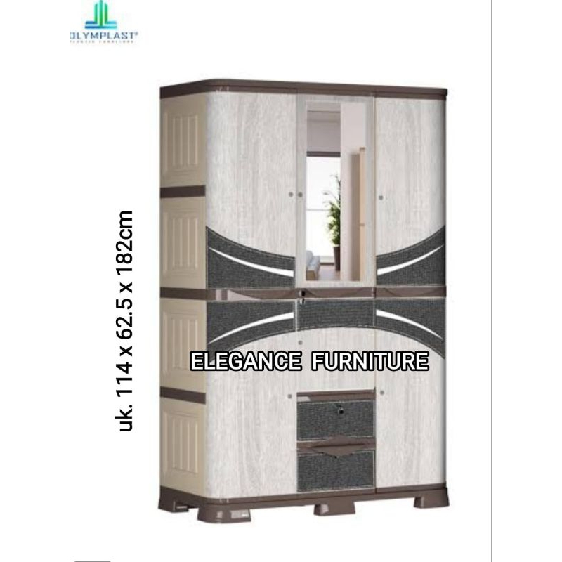 Lemari 3 Pintu / 2 Pintu OLYMPLAST PEKANBARU saja