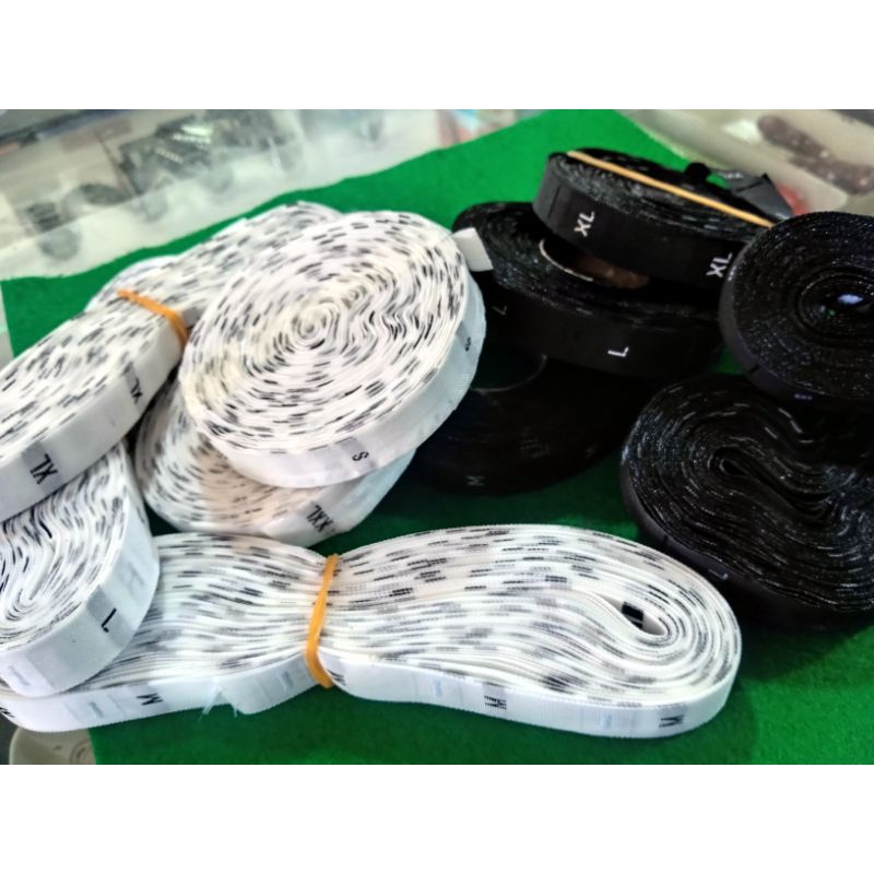 

Label Size Bordir/Label Ukuran Baju +-500pcs