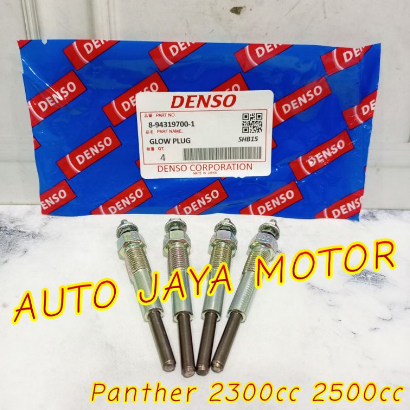 Busi Pemanas Denso 1Set 4pc Panther 2.3 KBD26 Original