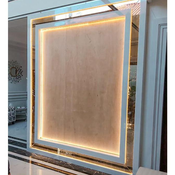 List Bronze Cermin Bevel (List Saja) Bevel Cermin 5mm Bronze/Brown list list kaca listkaca list cerm