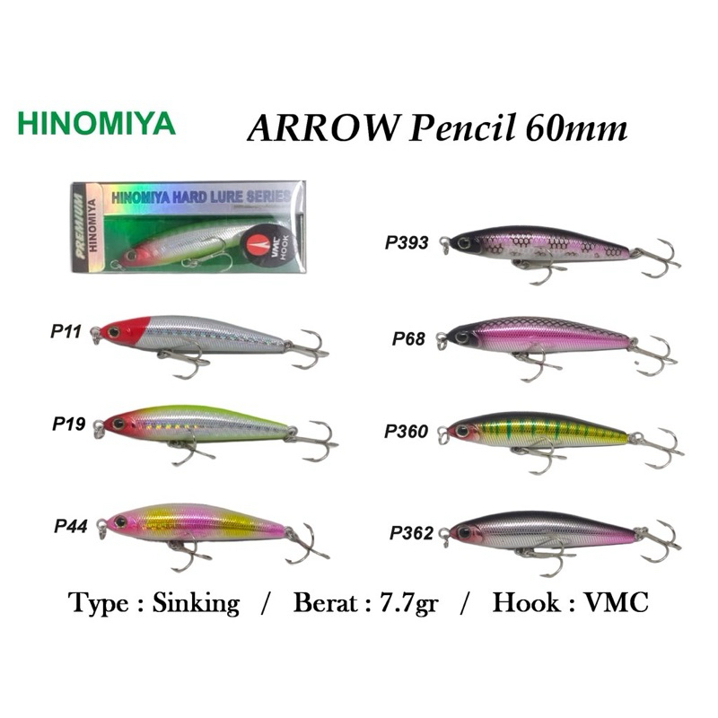 Lure Hinomiya Arrow Pencil 60S