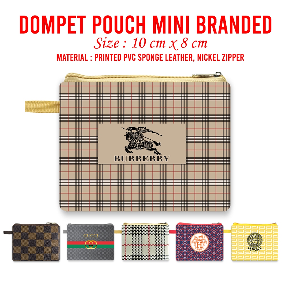 Mini Pouch Seri Bebe Dompet Souvenir Suvenir Oleh Oleh Dompet Kartu Emas