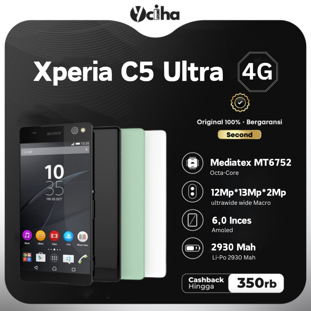Sony xperia c5 ultra Second