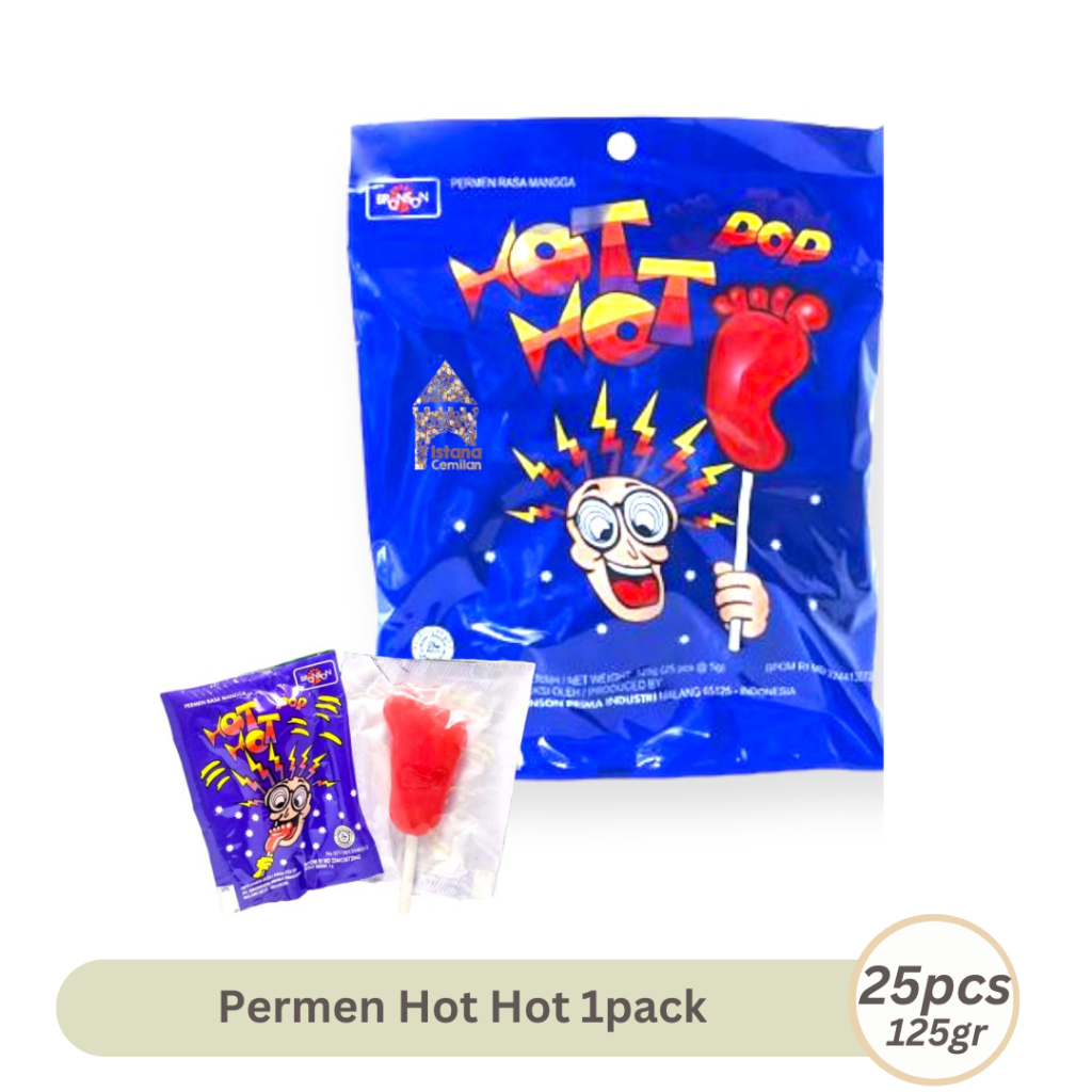 

Permen Hot Hot Pop Isi 25pcs/pack Candy Rasa Mangga Permen Kaki Bronson