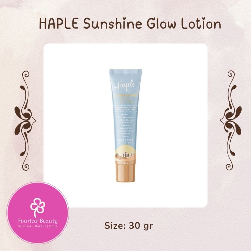 HAPLE Sunshine Glow Lotion - 30 g