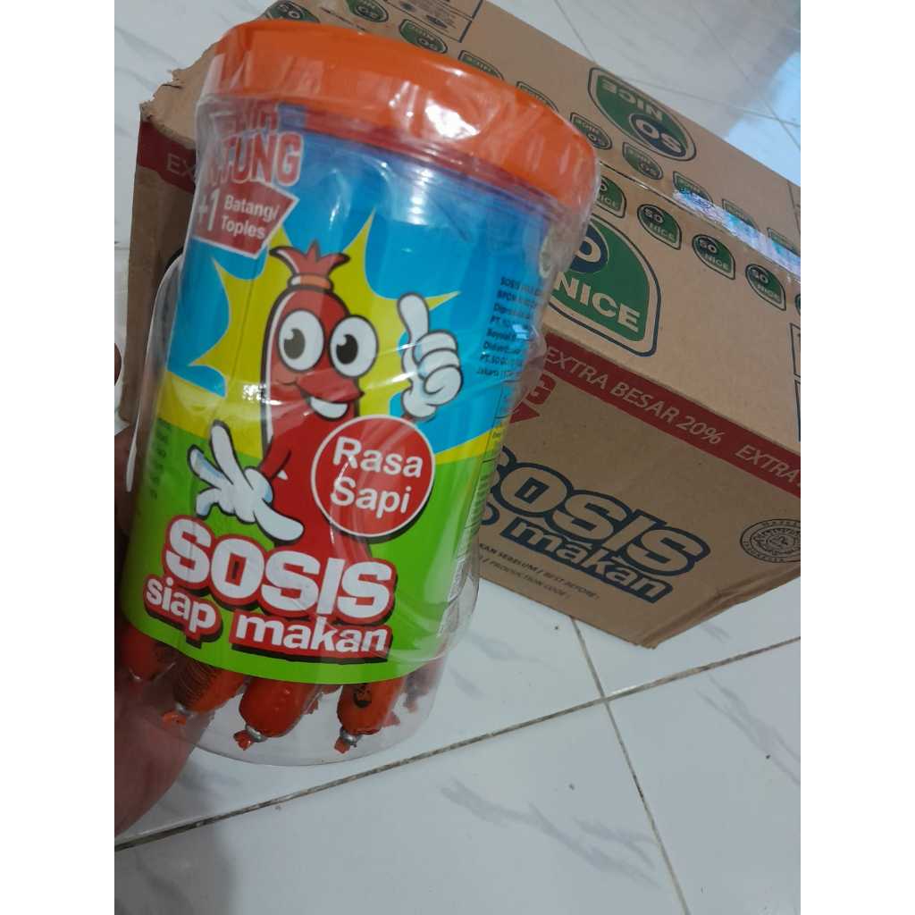 

Sosis So nice Extra Besar 20% Langsung Makan