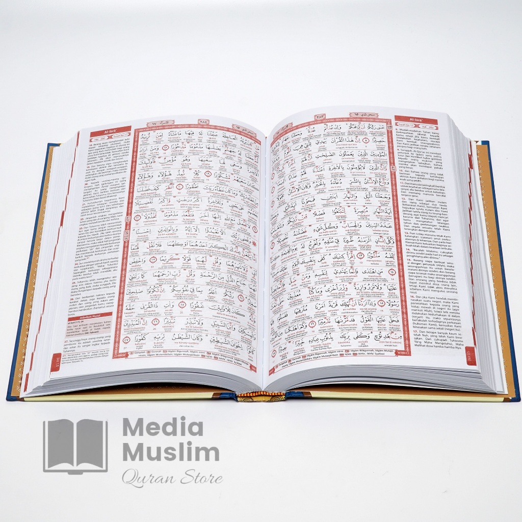 AL-QUR'AN AL-KHOBIR A4 (UKURAN BESAR) Terjemah Perkata ARAB & LATIN ORIGINAL