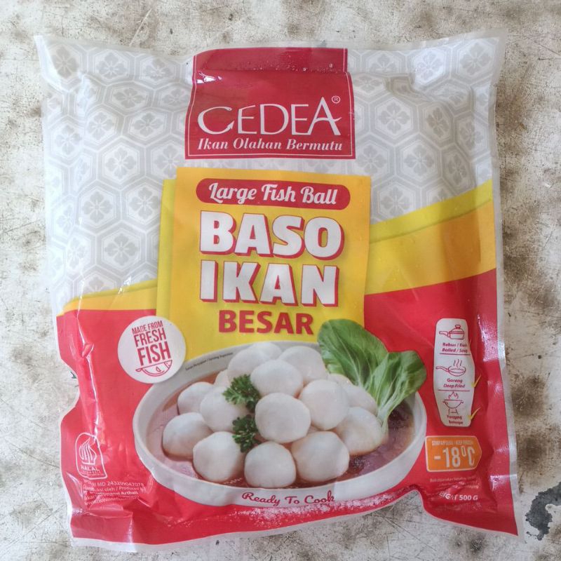 

cedea bakso ikan besar 500gr