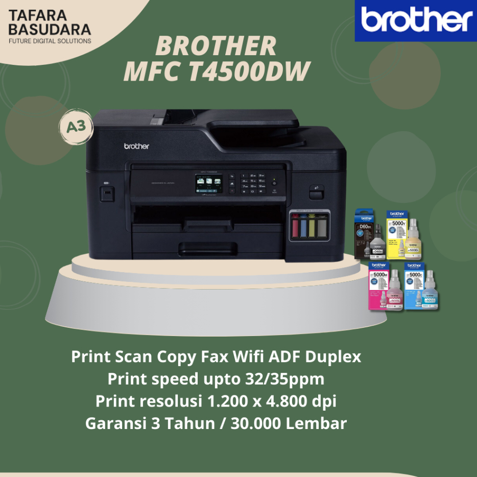 Printer Brother MFC T4500DW A3