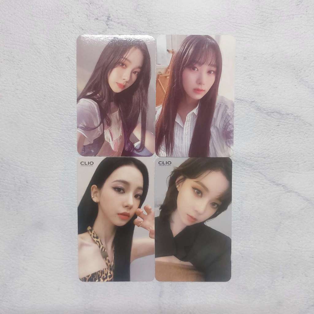 Sharing Aespa Clio Ktown4u V3 R3 Eye Palette Cushion Ver. 3 Round 3 PC Photocard Only Karina Winter 