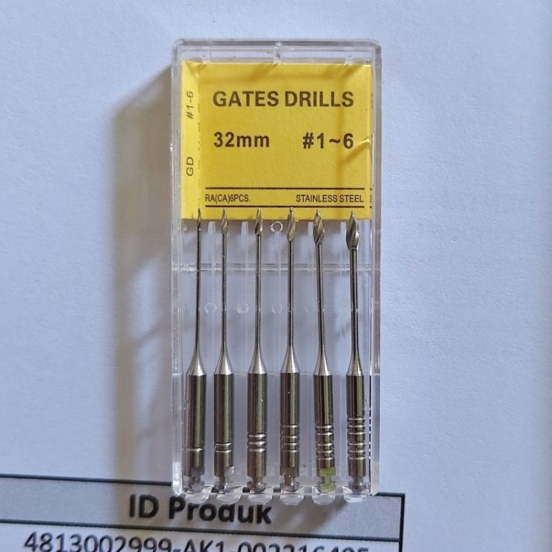 dental burs bor gigi lowspeed gates drill set