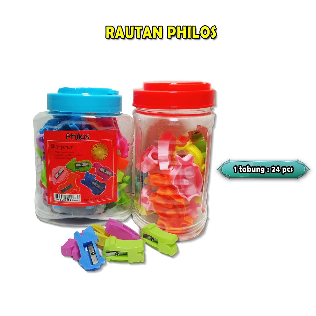 

rautan tabung philos ph-2105 / rautan pensil / 1 tabung 24 pcs
