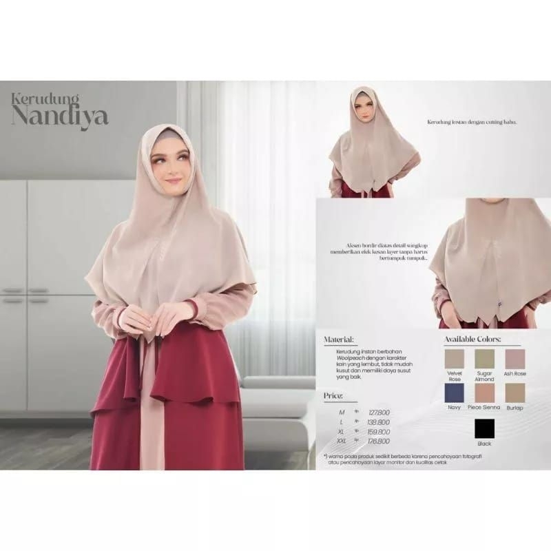 Rabbani - Kerudung Nandiya || Kerudung Instan Dewasa || Kerudung Syar'i