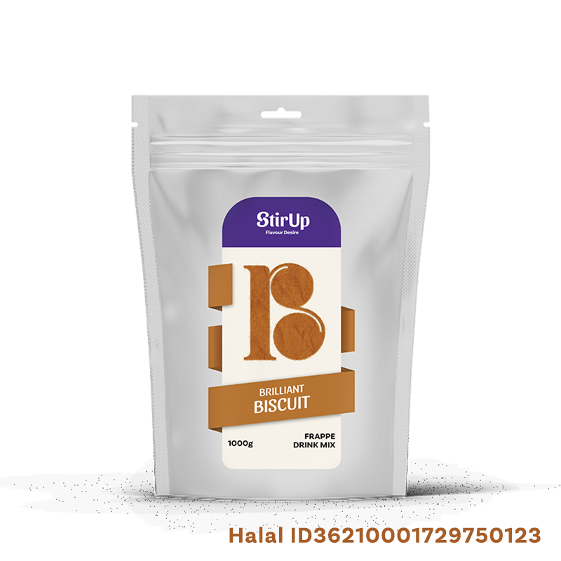 

Powder bubuk Frape Drink Mix Briliant Biscuit