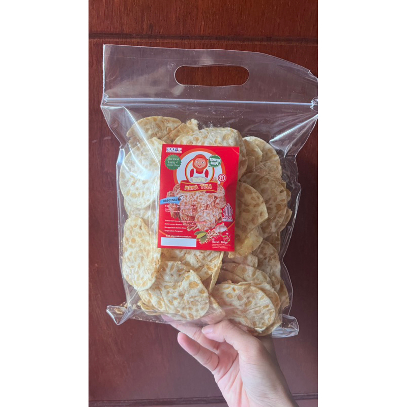 

Keripik Tempe Mama Tina Original 200g (MIN ORDER 10)